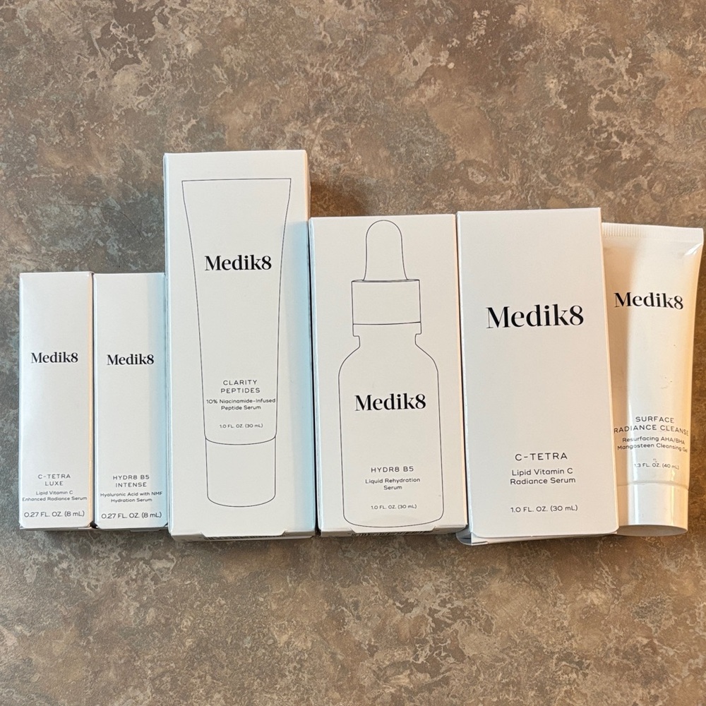 Lot of Medik8 Skincare NIB